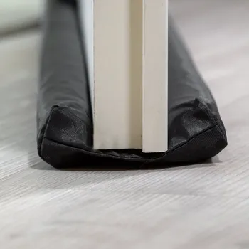 Odpadkový koš monzana® Sada 3 uzávěrů průvanu – 95 cm, černá