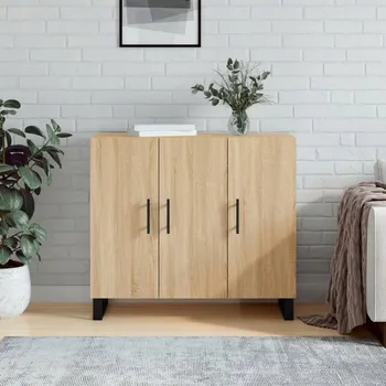 Komoda Komoda VidaXL 828135 90 x 34 x 80 cm, dub sonoma