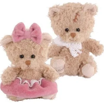 plyšák Bukowski Plyšový medvěd Cupcakes Mini Girl - růžová sukně