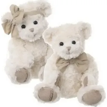 plyšák Bukowski Plyšový medvěd Noah s mašlí pod krkem