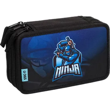 Penál Školní penál třípatrový Ninja