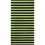 Plážová osuška ZEBRA, zelenomodrá proužkovaná, froté, 90x170cm