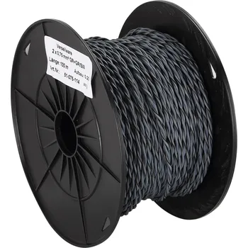 elektrický kabel Reproduktorový kabel ACV FLRY Twisted grey/grey-black 075