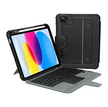Pouzdro na tablet Nillkin Bumper Combo Keyboard Case (Backlit Version) pro iPad 10.9 2022/11 2025 Black