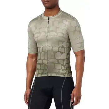 cyklistický dres Cyklistický dres CASTELLI PAVE, pánský s krátkým rukávem, vel.XL-Dark Green