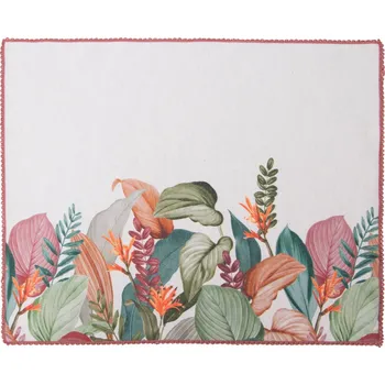 prostírání Dekorativní prostírání 32x45 cm, květinový vzor, 4 ks