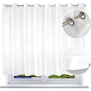 Záclona Hotová Záclona na kroužcích 160x300 voál s kroužky