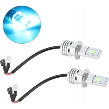 Autožárovka 2 KS H3 80W 8000K LED MLHOVÁ SVĚTLA 12-24V UNIVERZÁLNÍ