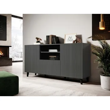 Komoda Komoda Tilderi Grey 150, Barva: antracit MIRJAN 5903211205118