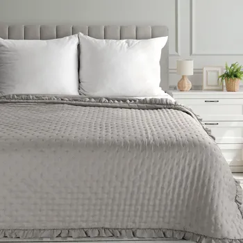 Přehoz na lůžko PŘEHOZ NA POSTEL LIBI3 220X240 CM BÉŽOVÝ