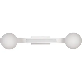 Nástěnné svítidlo Nástěnné svítidlo Magnet1, 2x bílé skleněné stínítko + 1x LED 13W, w