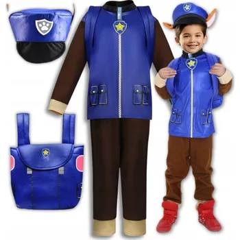 Karnevalový kostým OBLEKOVÝ OBLEČENÍ KOSTÝM Tlapková patrola BATOH NA PLES 128 134