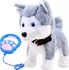 plyšák LEAN Toys Your Four-Legged Friend 24 x 12 x 25 cm pes husky