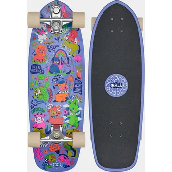 Pennyboard Impala Neptune Surf Skate (char bataille) 30, barevná