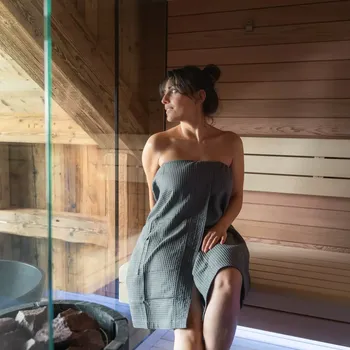 VEBA moderní dámský vaflový kilt ze 100% bavlny šedý - VEBA-KILTDAM-RUMBA-ŠEDÝ