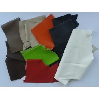 pravá kůže na capáčky aj . metráž zbytky - větší plochy (nad 4 dm2)