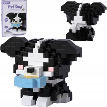 ostatní stavebnice STAVEBNICE DOMÁCÍ ZVÍŘATA PRO DĚTI KREATIVNÍ DÁREK 225 DÍLŮ