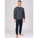 EVONA a.s. Pánské froté pyžamo P 1428 163 - Pánské froté pyžamo P 1428 163 163 XXL