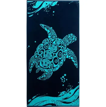Ručník Plážová osuška DecoKing, 90x180cm,želva