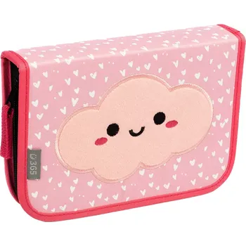 Penál Školní penál jednopatrový Cloud