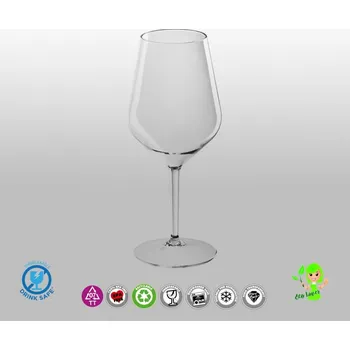 Relax na MAX Plastová sklenice na víno, cocktail 470ml - nerozbitná