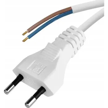 elektrický kabel PŘÍVODNÍ KABEL PVC 2x0,75mm 5m BÍLÝ EMOS S15275