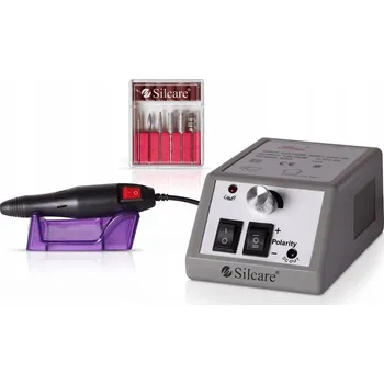 Bruska na nehty pro manikúru a pedikúru Silcare + sada frézek