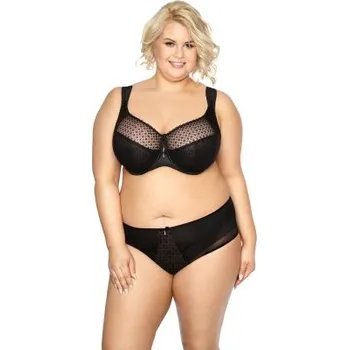 Podprsenka Nevyztužená podprsenka Gaia 874M Samira Maxi Černá 100E