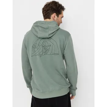 Pánská mikina Quiksilver Graphic Mix HD (chinois green) M, zelená