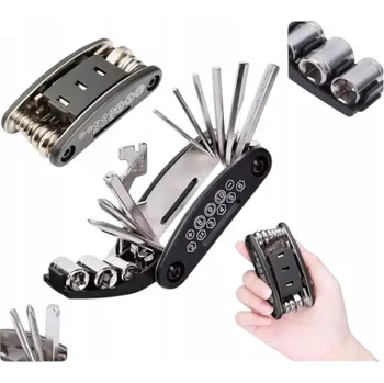 Sada nářadí SADA NÁŘADÍ 16v1 MULTITOOL NA KOLO KLÍČE MULTIFUNKČNÍ NÁŘADÍ