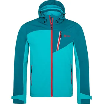 Pánská softshellová bunda Pánská softshellová bunda Kilpi Ravio-M Tyrkysová XS