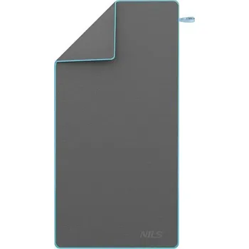 NILS Ručník z mikrovlákna NCR13 tmavě šedý/modrý