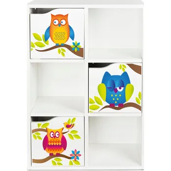 Knihovna Regál Leomark 59,5 x 29 x 89,5 cm bílý