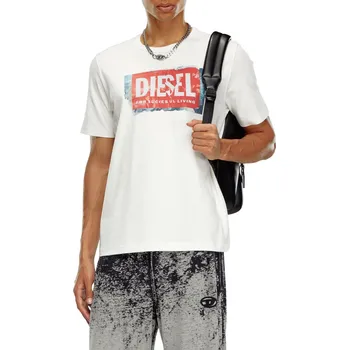 TRIČKO DIESEL T-ADJUST-Q6 T-SHIRT OFF WHITE