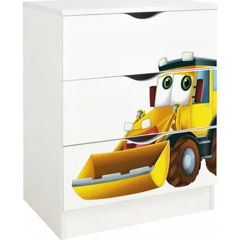 Komoda Komoda se 3 zásuvkami, 60 x 42 x 78 cm, Mr. Bagr