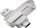 Pendrive Hoco flash disk 128 GB USB 3.0 stříbrný