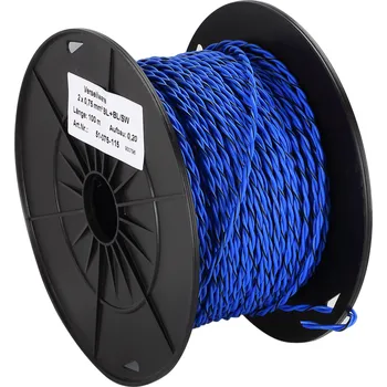 elektrický kabel Reproduktorový kabel ACV FLRY Twisted blue/blue-black 075