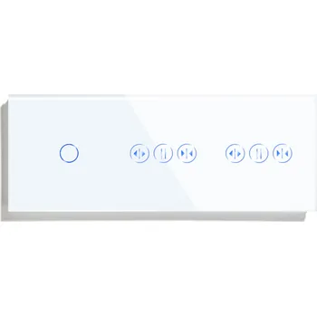 vypínač JEDNODUCHÝ DOTYKOVÝ SPÍNAČ SVĚTLA + 2x WIFI OVLADAČ ROLETY TUYA