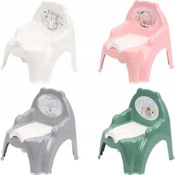 Nočník Nočník ve Tvaru Židličky s Vyjímatelnou Vložkou a Roztomilou Nálepkou Technok