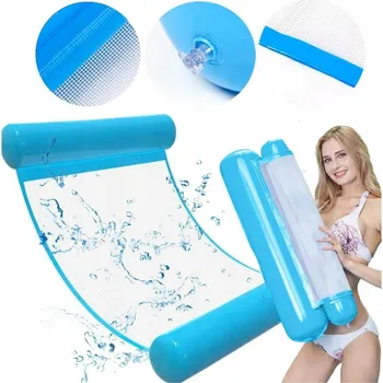 NAFUKOVACÍ VODNÍ HAMAKA MATRACE LEHÁTKO KŘESLO DO BAZÉNU PLOVOUCÍ NAFUKOVACÍ