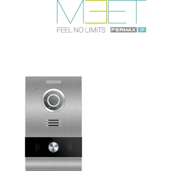 IP kamera FERMAX REF.9534 MEET MILO VIDEO 1/T PANEL, ČTEČKA