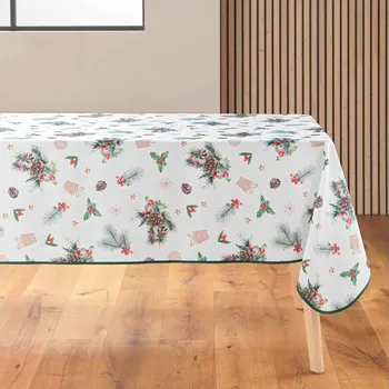 ubrus VÁNOČNÍ UBRUS ODOLNÝ SKVRNÁM S VÁNOČNÍM MOTIVEM 150X240 CM HOLLYSTAR