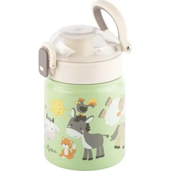 Láhev Sigikid Dětská nerezová láhev na pití Farma