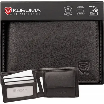 Peněženka Koruma peněženka z přírodní lícové kůže, hnědá - muž