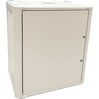 Rozvaděč Rozvaděč Conexpro 19" 12U/400mm, FLAT PACK, jednodílný plechové dveře RCFP-12U-4G-M