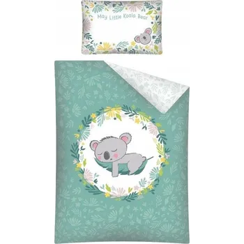 Povlečení Sada povlečení Detexpol 100 x 135 cm zelená