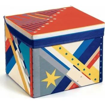 úložný prostor na hračky Djeco Box na hračky - sedátko Raketa