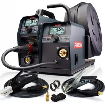 Svářečka INVERTOROVÁ SVÁŘEČKA PATON PROMIG 250 MMA TIG MIG PULS 230V 250A LCD 2T 4T