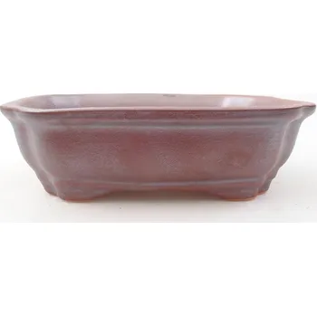 Květináč Keramická bonsai miska 16 x 12 x 5 cm kovová