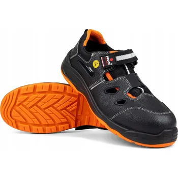 Pracovní obuv PRACOVNÍ BEZPEČNOSTNÍ SANDÁLY PROOF STAR-X 60 S1P ESD ČERNÉ VEL. 39